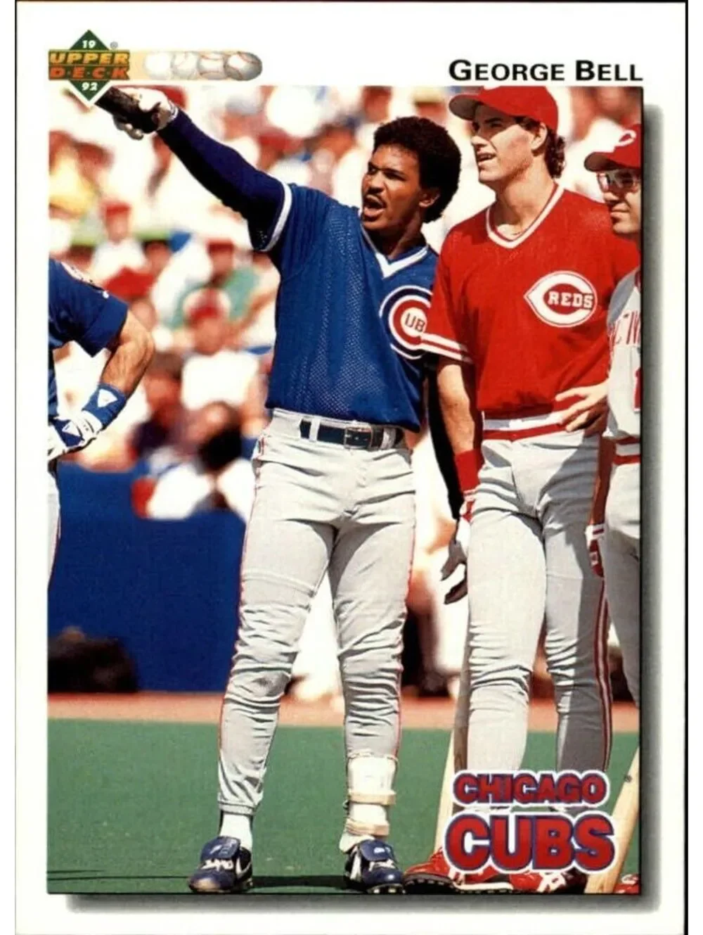 George Bell 1992 Upper Deck MLB #236 Baseball Card Chicago Cubs